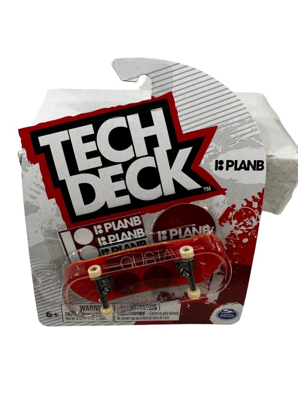 Tech Deck PlanB GUSTAVO Common Skateboard Fingerboard Red New